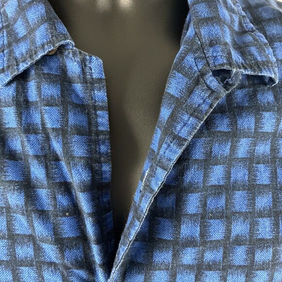 Vintage No Boundaries Tiki Button Up Shirt Adult Medium Hipster Punk Baggy Y2K - Picture 3 of 8